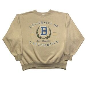 Vintage UCLA Bruins college brown sweater‎